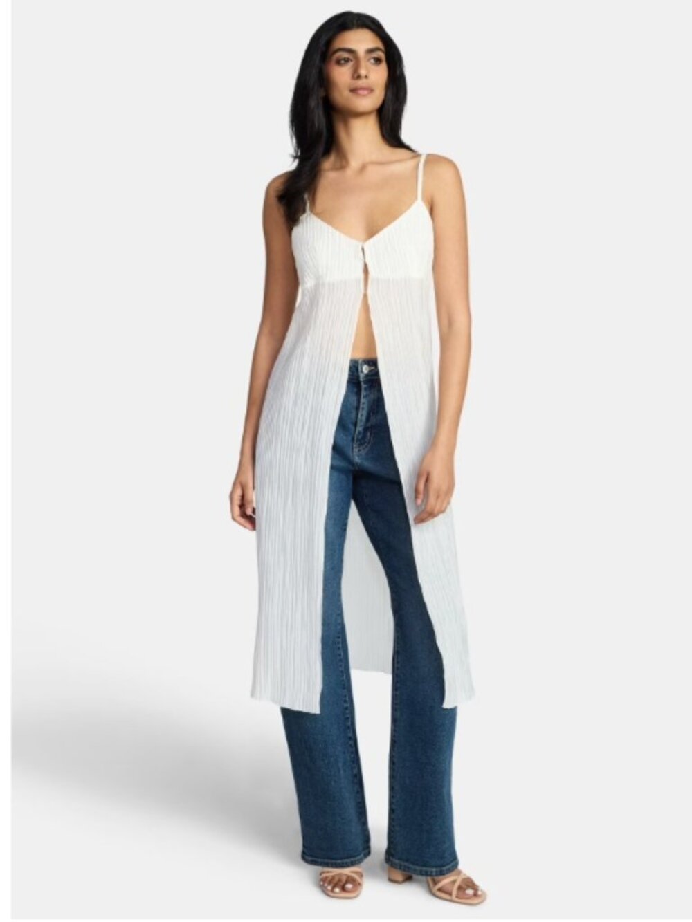 Madden NYC Women's Flyaway Maxi Tank Top Size XL (16-18)
